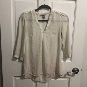White tunic style blouse